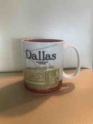 Starbucks Dallas Coffee Mug Cup City Icon Series Collection Collector 16oz Texas - Sold on eBay Nov, 12th 2018 for $12.99