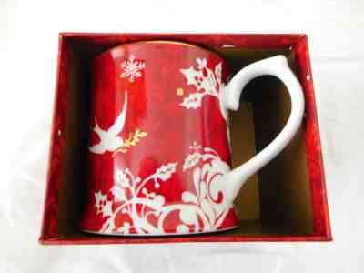 NIB  2010 STARBUCKS Christmas Holiday Mug by Rosanna White Doves - Sold on eBay Nov, 18th 2018 for $11.00