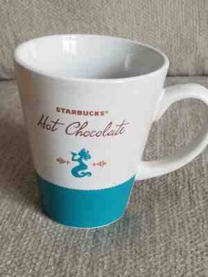Starbucks Hot Chocolate Cocoa Blue Mermaid Mug Cup 15 oz 2010 Christmas - Sold on eBay Nov, 16th 2018 for $10.00