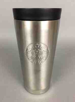 Starbucks 16oz Stainless Steel Travel Tumbler Mug 2010 with Embossed Logo - Sold on eBay Nov, 15th 2018 for $16.00