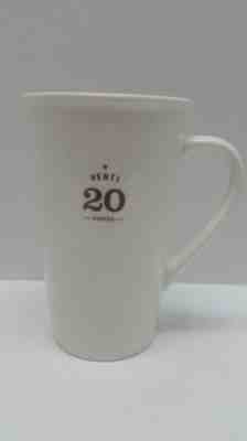 STARBUCKS  OUNCES Series Ceramic Cup  VENTI 20 oz Coffee Mug White Handle EUC - Sold on eBay Nov, 15th 2018 for $30.00