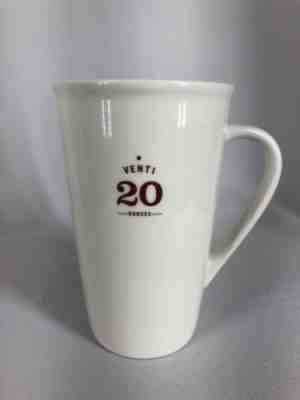 Starbucks Coffee Company Ounces Ceramic 2010 Venti 20oz Coffee Mug Cup WHITE - Sold on eBay Nov, 13th 2018 for $18.00