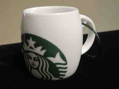 Starbucks 2010 Mini Mermaid Logo Mug 3 Oz Demitasse Ornament - Sold on eBay Nov, 13th 2018 for $7.99