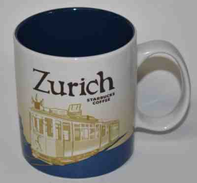 Starbucks Coffee Zurich Switzerland 2010 Collectors Series 16 oz Coffee Mug Cup - Sold on eBay Nov, 12th 2018 for $14.00