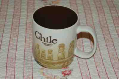 STARBUCKS COFFEE MUG CHILE 2010 Icon Collectors Series 16 oz Easter Island - Sold on eBay Nov, 12th 2018 for $20.00