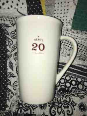 Starbucks Venti Coffee Mug 20oz - Est. 1971 - White Color with Brown Lettering - Sold on eBay Nov, 12th 2018 for $5.00