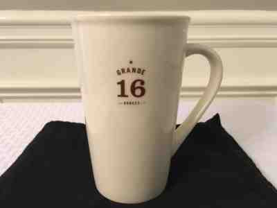 2010 Grande 16 ounces Starbucks Coffee White Ceramic Starbucks Mug  - Sold on eBay Nov, 12th 2018 for $6.00