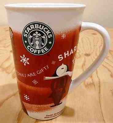 Starbucks Coffee 2010 Christmas Stories Are Gifts SHARE Tall 16 oz Mug - Sold on eBay Nov, 11th 2018 for $9.99