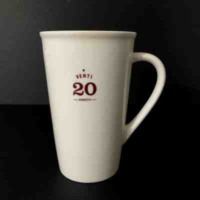 Starbucks Ounces Series Venti Ceramic Cup 20 oz Porcelain Coffee Mug 2010 ~E4 - Sold on eBay Nov, 11th 2018 for $9.80