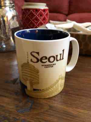 Seoul Starbucks Mug 2011 Discontinued Pre-owned and in good condition - Sold on eBay Nov, 17th 2018 for $35.00