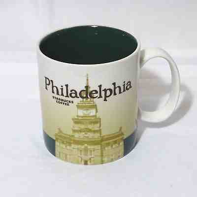 Starbucks Philadelphia City Coffee Mug Cup 2011 Global Icon Independence Hall  - Sold on eBay Nov, 17th 2018 for $19.00