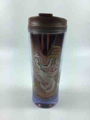 Starbucks Mermaid Split Tail Siren Coffee Travel Mug Anniversary 2011 Brown - Sold on eBay Nov, 16th 2018 for $14.00