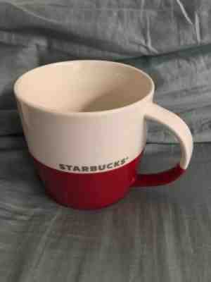 STARBUCKS 2011 RED AND WHITE "NEW" BONE CHINA  MUG EUC - Sold on eBay Nov, 15th 2018 for $4.00