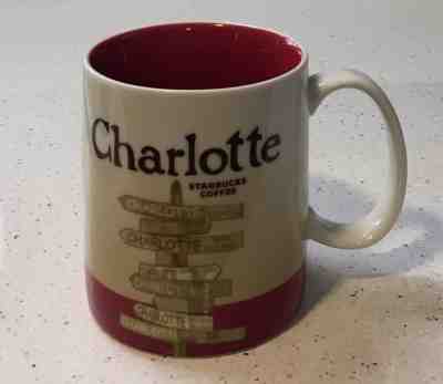 Starbucks Collectible Charlotte Coffee Mug Red 2011  - Sold on eBay Nov, 15th 2018 for $10.99
