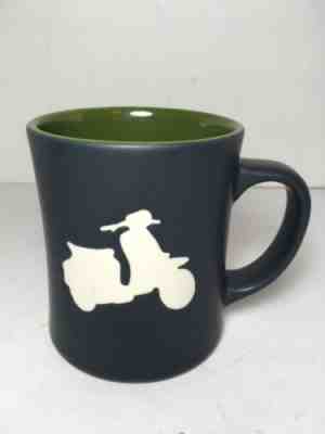 Starbucks 2011 Vespa Scooter Moped Matte Gray Green Coffee Mug Cup 16 oz. - Sold on eBay Nov, 15th 2018 for $8.99