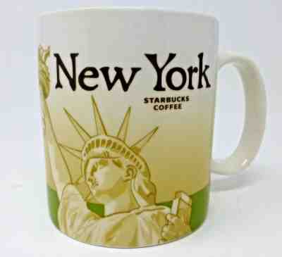 Starbucks 2011 Coffee Mug Cup New York Global Icon City Series Statue of Liberty - Sold on eBay Nov, 15th 2018 for $15.93