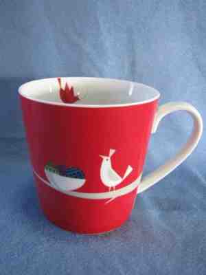STARBUCKS 2011 RED CHRISTMAS PARTRIDGE IN PEAR TREE 16 OZ. MUG  - Sold on eBay Nov, 13th 2018 for $7.95