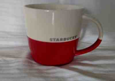 STARBUCKS LARGE RED & WHITE MUG 18oz 2011 NEW - Sold on eBay Nov, 12th 2018 for $7.99