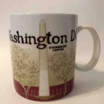 STARBUCKS Collector Mug 2011 -  Washington DC Lrg- 4" High-16 oz - EXC CONDITION - Sold on eBay Nov, 12th 2018 for $24.95