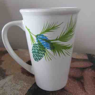 2011 Starbucks 21 oz Holiday Pine Cone Coffee Mug  Free Shipping - Sold on eBay Nov, 11th 2018 for $11.99