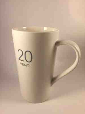 Starbucks 20 Ounce Oz Venti White Matte Ceramic 2011 Coffee Cup Mug GUC - Sold on eBay Nov, 11th 2018 for $17.99