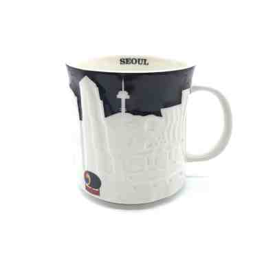 2012 Starbucks Seoul South Korea Relief Mug 16 oz - Sold on eBay Nov, 17th 2018 for $24.97
