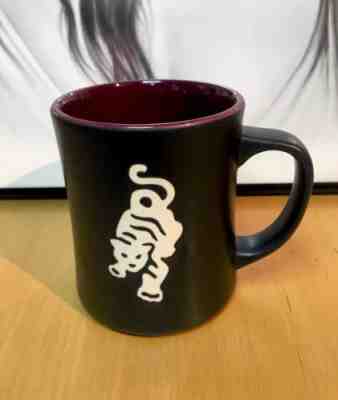 Starbucks Black Matte Sumatra Tiger Mug 2012 Maroon New Bone China Coffee - Sold on eBay Nov, 16th 2018 for $16.95