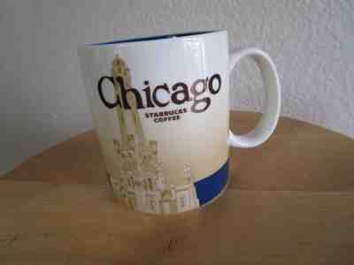 2012 Starbucks Chicago Coffee Mug 16 oz Global Icon City Collectors Series Cup - Sold on eBay Nov, 15th 2018 for $11.99
