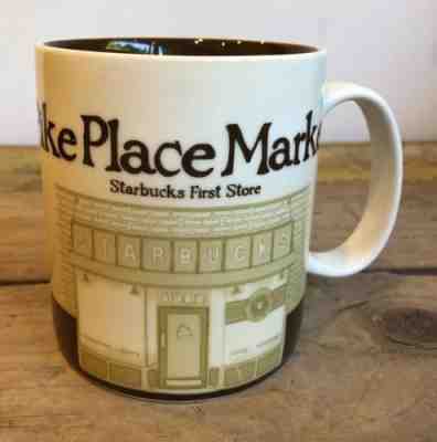 STARBUCKS Mug Pikes Place Market City Icon Collector Series Topless Mermaid 2012 - Sold on eBay Nov, 14th 2018 for $29.00