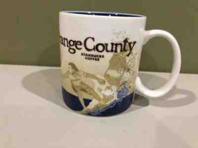 Starbucks ORANGE COUNTY Collector Series Ceramic Coffee Mug SURFER 2012 16oz - Sold on eBay Nov, 13th 2018 for $17.95