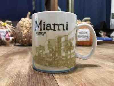Starbucks Coffee Mug Global Icon Series 2012 Beachfront MIAMI Florida 16 oz. EUC - Sold on eBay Nov, 13th 2018 for $24.99