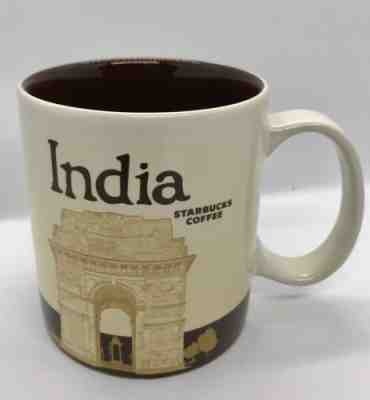 Starbucks INDIA New Coffee Mug Global Icon City Collector Series Cricket 2012 - Sold on eBay Nov, 12th 2018 for $24.99
