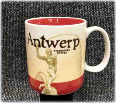 Starbucks 16oz 2012 Antwerp Collector Coffee Mug w/ SKU - Sold on eBay Nov, 10th 2018 for $20.00