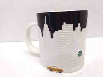 Starbucks New York Coffee Mug / Taxi Relief / 2012 /  New York City Coffee Mug  - Sold on eBay Nov, 9th 2018 for $11.99