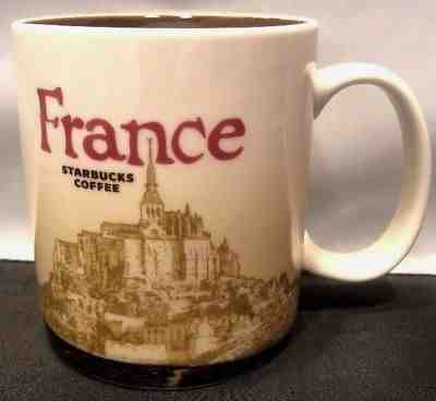 2012 STARBUCKS FRANCE 16OZ. COFFEE TEA CUP MUG EUC! - Sold on eBay Nov, 9th 2018 for $10.00