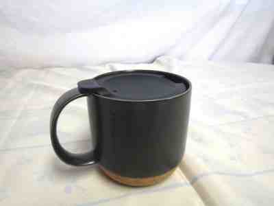 Starbucks Black 12 oz Coffee Tea Travel Mug Cup Cork Bottom 2013 - Sold on eBay Nov, 16th 2018 for $14.50