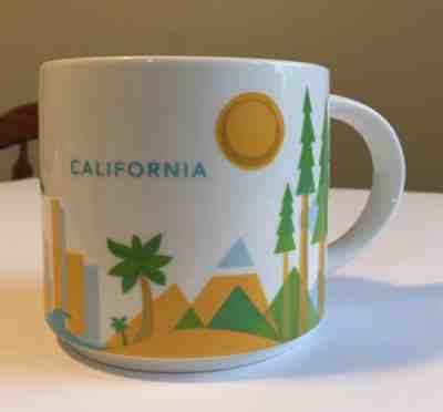 Starbucks Coffee Mug California YAH You Are Here Mug Collection 2013 - Sold on eBay Nov, 15th 2018 for $15.00