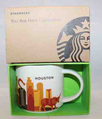 Starbucks You are Here Collection Houston Texas USA Coffee Mug Cup 14oz New 2013 - Sold on eBay Nov, 14th 2018 for $49.99