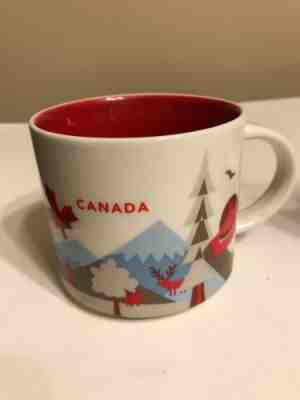2013 STARBUCKS Canada YOU ARE HERE Colection Series 14oz. Coffee Mug - Sold on eBay Nov, 14th 2018 for $12.50