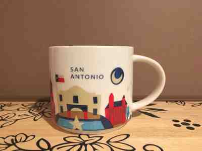 EUC Starbucks You Are Here Mug San Antonio Texas 2013 City Cup 14 fl oz Used TX - Sold on eBay Nov, 13th 2018 for $19.99