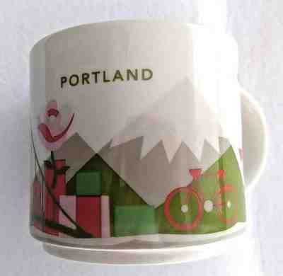 Starbucks Portland OR City Coffee Mug Cup You Are Here Collection 14 Oz 2013 - Sold on eBay Nov, 13th 2018 for $16.00