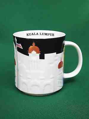 Starbucks KUALA LUMPUR Coffee Mug RAISED RELIEF CITY COLLECTOR SERIES 2013 EXC! - Sold on eBay Nov, 13th 2018 for $25.00
