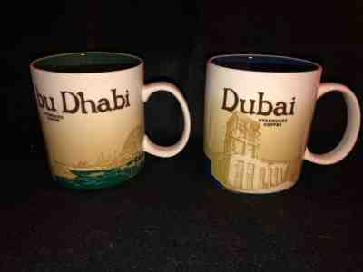 Starbucks Mug Dubai/Abu Dhabi city collector series LOT. New with tag.2013! - Sold on eBay Nov, 12th 2018 for $32.99