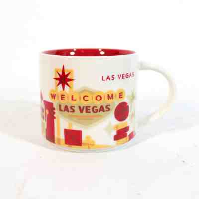 Starbucks You Are Here Las Vegas 14oz Coffee Mug Cup 2013 EUC - Sold on eBay Nov, 12th 2018 for $12.84