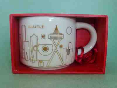 Starbucks Seattle You Are Here Ornament Mini Mug 2 oz 2014 New in Box - Sold on eBay Nov, 17th 2018 for $29.99