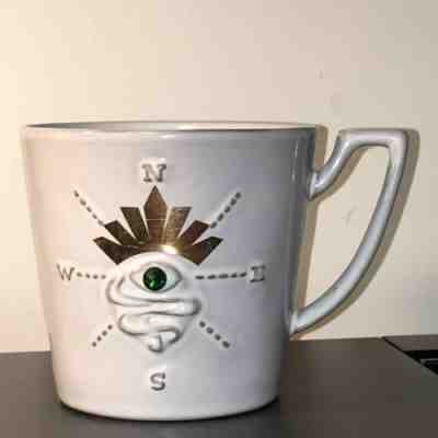  Starbucks 2014 Coffee Mug Tea Cup Siren Collection Compass Crystal Eye 12 oz - Sold on eBay Nov, 16th 2018 for $5.25