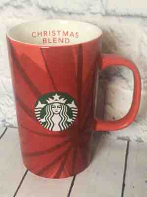 2014 Starbucks 12 oz. Tall Red Christmas Blend Latte Coffee Mug 30th Anniversary - Sold on eBay Nov, 15th 2018 for $15.75
