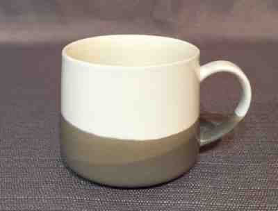 Starbucks 2014 Ombre White Brown Gray Dipped 10 oz Ceramic Coffee Cup Mug  - Sold on eBay Nov, 15th 2018 for $16.99