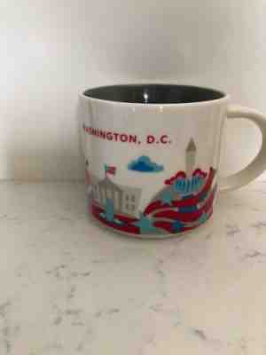 Starbucks Coffee Cup Mug Washington DC 2014 You Are Here - Sold on eBay Nov, 13th 2018 for $20.00