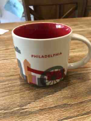 Philadelphia Starbucks You Are Here Collection YAH Coffee Tea Mug 2014 14 oz - Sold on eBay Nov, 13th 2018 for $15.01